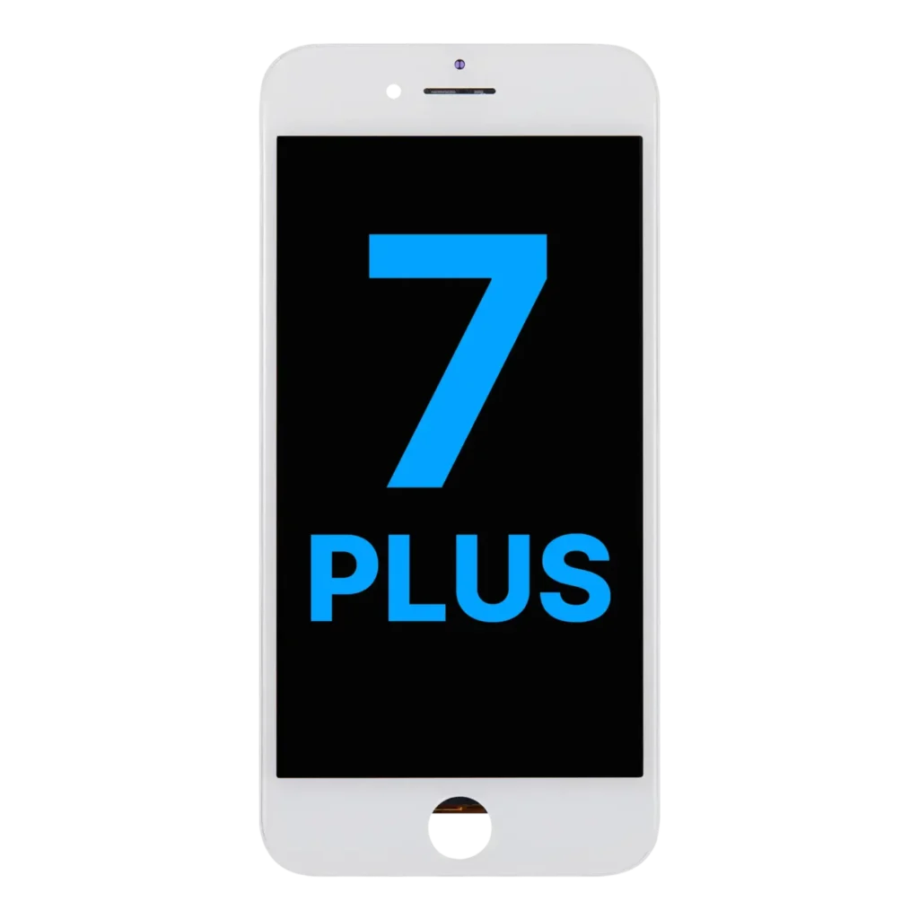 LCD Assembly With Steel Plate For iPhone 7 Plus (Aftermarket: AQ7) (White)