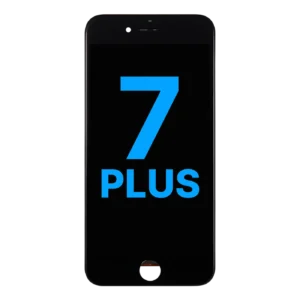 LCD Assembly With Steel Plate For iPhone 7 Plus (Aftermarket: AQ7) (Black)