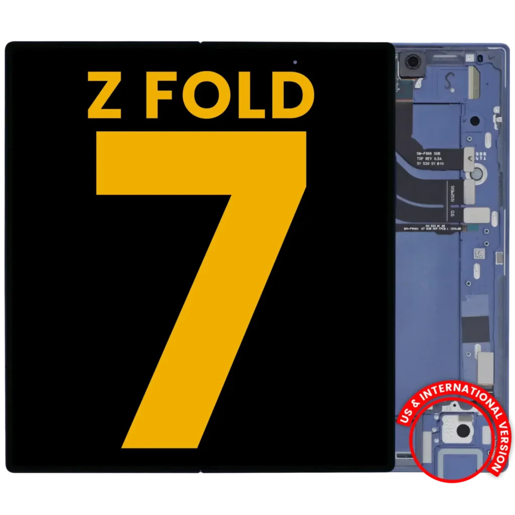 Inner OLED Assembly With Frame For Samsung Galaxy Z Fold 7 5G (US & International) (Refurbished) (Blue Shadow)