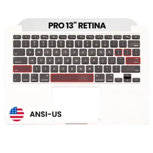 Top Case with Keyboard (ANSI US) For MacBook Pro 13" A1502 (2015) (OEM New)