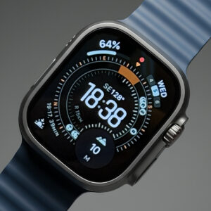Apple Watch Ultra 2 (Natural Titanium) - 49MM (Blue Ocean Band) (NEW (SEALED))