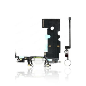 Home Button Solution With Charging Port For iPhone 8 Plus (Silver) (Version 2)