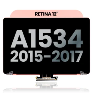 Complete LCD Display Assembly For MacBook 12" A1534 (2015-2017) (Used OEM Pull: Grade A) (Rose Gold)