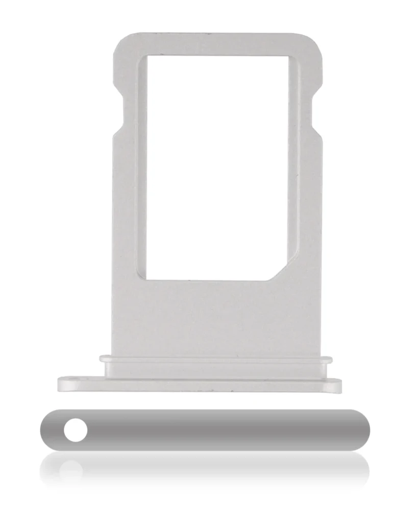 Sim Card Tray For iPhone 7 (Service Pack) (Silver)