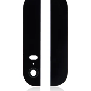 Back Glass (Up + Down) For IPhone 5S (Black)