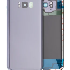 Back Cover Glass With Camera Lens For Samsung Galaxy S8 Plus (No Logo) (Aftermarket Plus) (Orchid Gray)