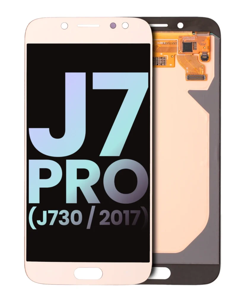 LCD Assembly Without Frame For Samsung Galaxy J7 Pro (J730 / 2017) (Gold) (Service Pack)