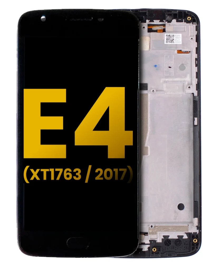 LCD Assembly With Frame For Motorola Moto E4 (XT1763 / 2017) (South America Version) (Refurbished) (Black)