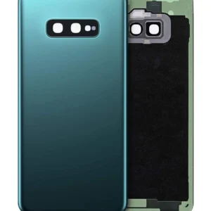Back Cover Glass With Camera Lens For Samsung Galaxy S10e (No Logo) (Aftermarket Plus) (Prism Green)