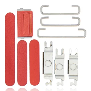 Hard Buttons (Power / Volume / Switch) For iPhone 12 Mini (Red)