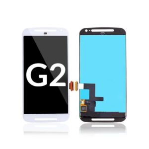 LCD Assembly Without Frame For Motorola Moto G2 (XT1068 / 2014) (White)