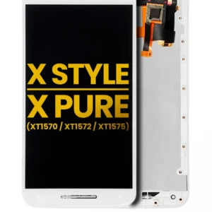 LCD Assembly With Frame For Motorola Moto X Style (XT1572 / 2015) / Moto X Pure Edition (XT1575 / 2015) (Refurbished) (White)