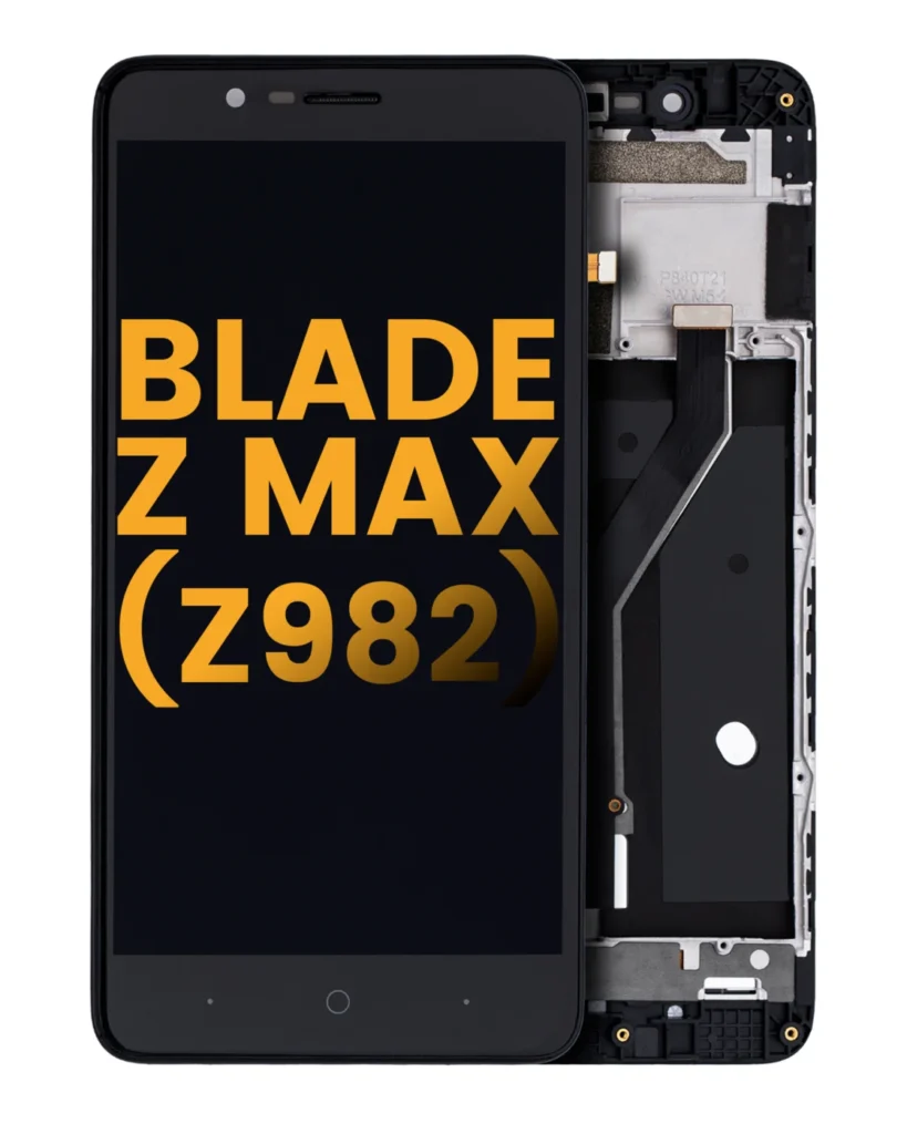 LCD Assembly With Frame For ZTE Blade Z Max (Z982) (Refurbished) (All Colors)