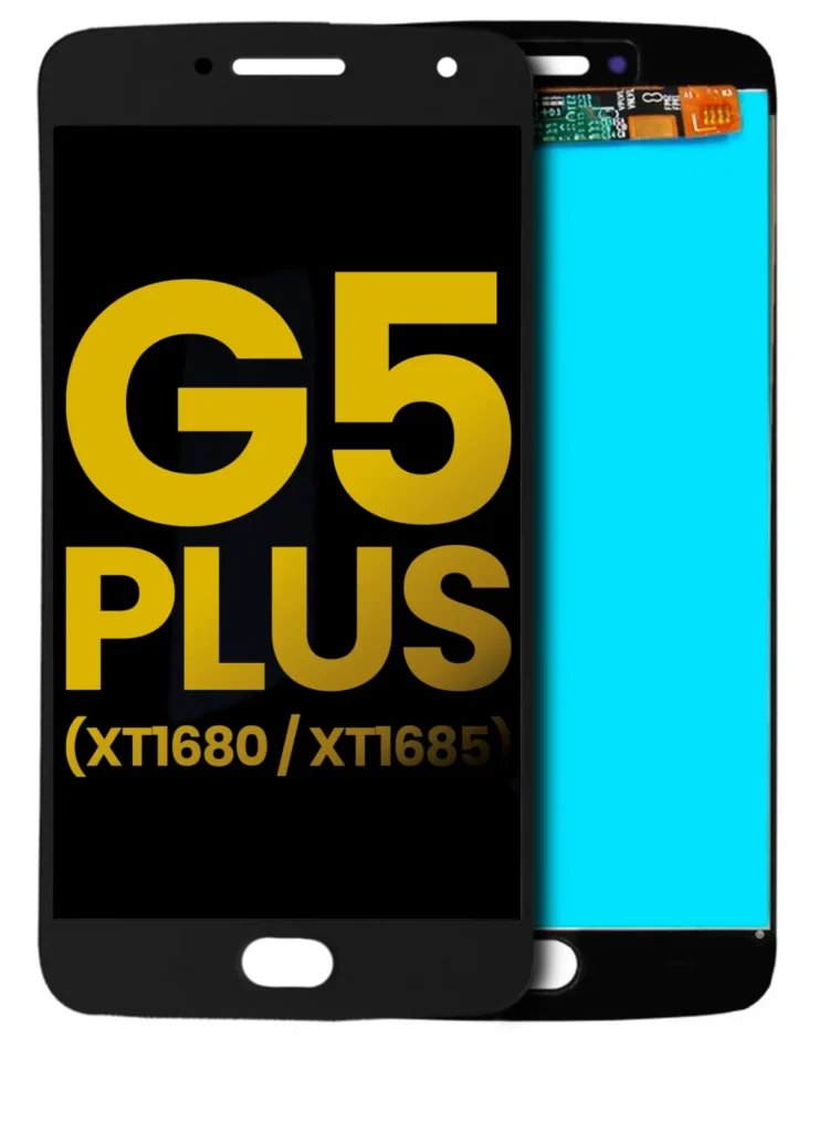 LCD Assembly Without Frame For Motorola Moto G5 Plus (XT1680 / XT1685 / 2017) (Refurbished) (Black)