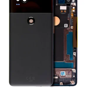 Back Housing W/ Small Components Pre-Installed For Google Pixel 2 (Used OEM Pull: Grade A) (Black)
