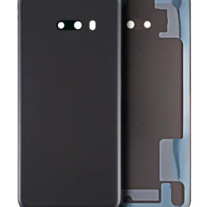 Back cover Glass With Camera Lens For LG G8X ThinQ (Aurora Black)