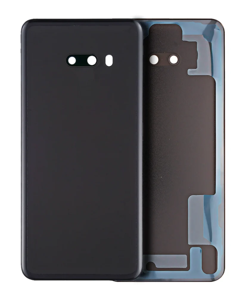 Back cover Glass With Camera Lens For LG G8X ThinQ (Aurora Black)