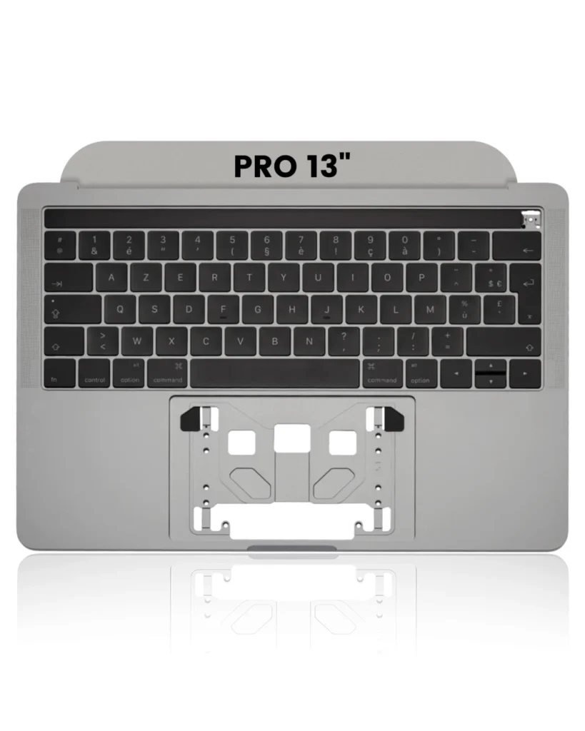Top Case with Keyboard (ISO French) For MacBook Pro 13" A1706 (2016-2017) (Space Gray)