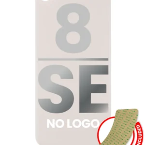 Back Glass With 3M Adhesive For iPhone 8 / SE (2020) (No Logo / Large Camera Hole) (Gold)