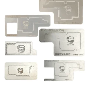 3D Stencils Set For iPhone X / XS / XS Max (Mechanic)