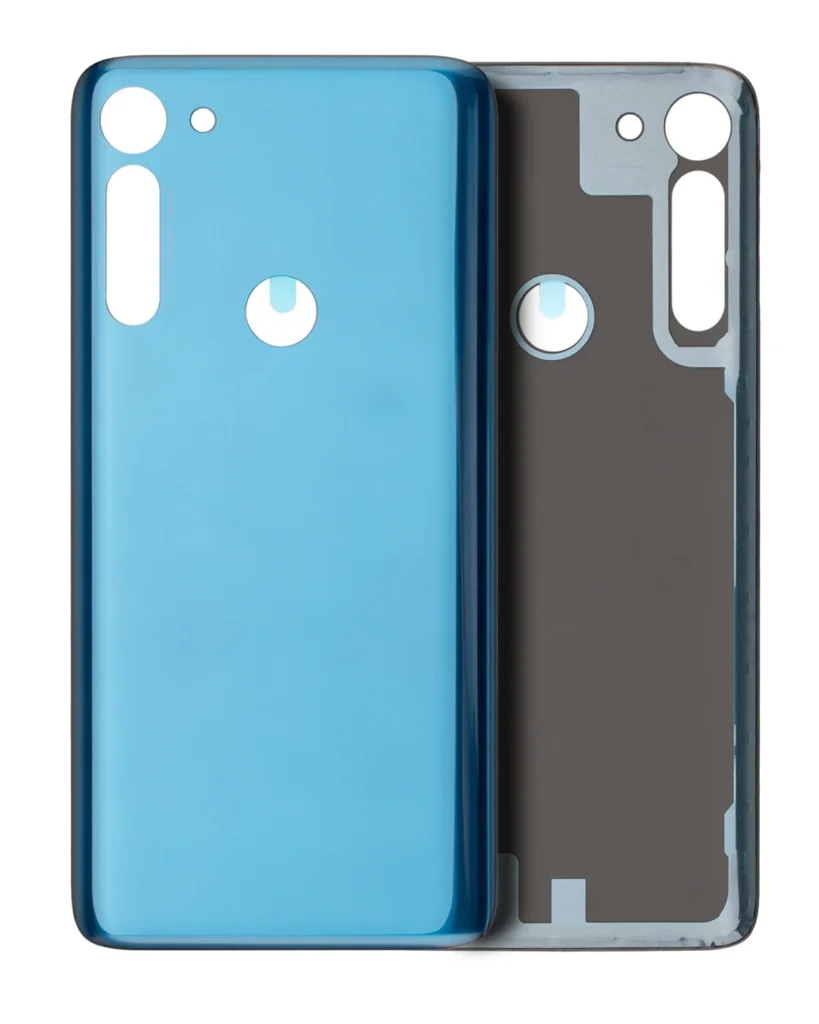 Back cover Glass For Motorola Moto G8 Power (XT2041-1 / XT2041-3 / 2020) (Capri Blue)