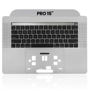 Top Case with Keyboard (ANSI US) For MacBook Pro 15" A1990 (2018-2019) (Used OEM Pull: Grade A) (Space Gray)