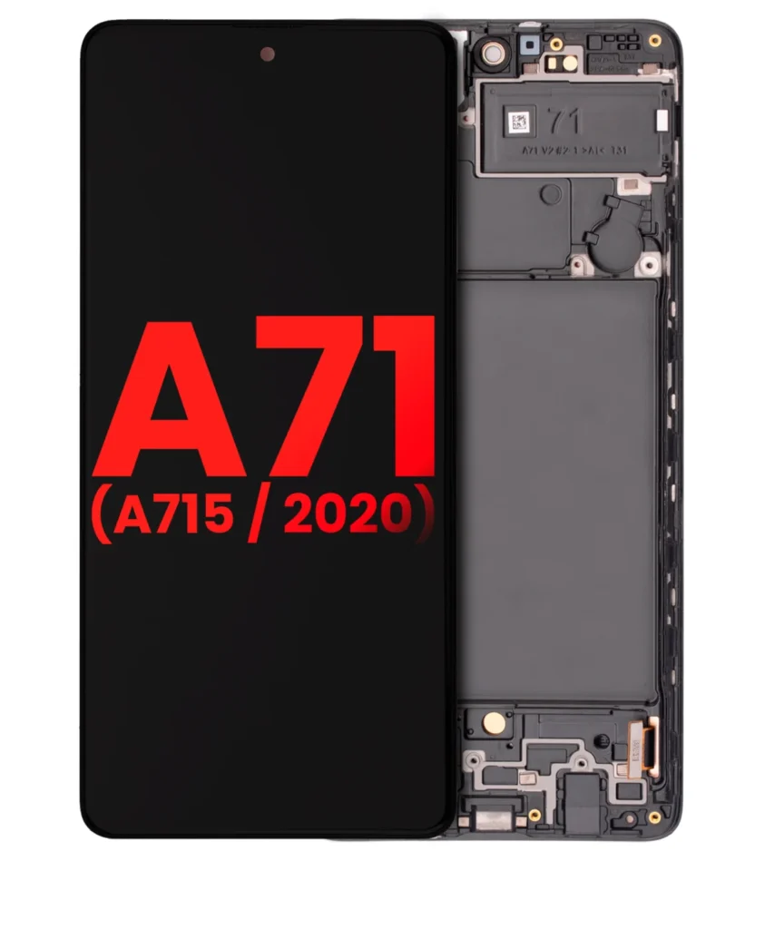 OLED Assembly With Frame For Samsung Galaxy A71 (A715 / 2020) (6.36") (Aftermarket Plus: Hard) (All Colors)