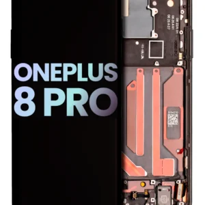 OLED Assembly With Frame For OnePlus 8 Pro (Genuine OEM) (Onyx Black)