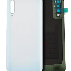 Back Cover Glass With Adhesive For Samsung Galaxy A50 (A505 / 2019) (White)