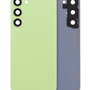 Back Cover Glass With Camera Lens For Samsung Galaxy S23 Plus 5G (No Logo) (Aftermarket Plus) (Lime)