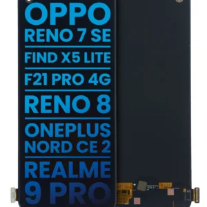 LCD Assembly Without Frame For OPPO Reno 7 SE / Find X5 Lite / F21 Pro 4G / Reno 8 / Oneplus Nord CE 2 / Realme 9 Pro (Aftermarket: Incell) (All Colors)
