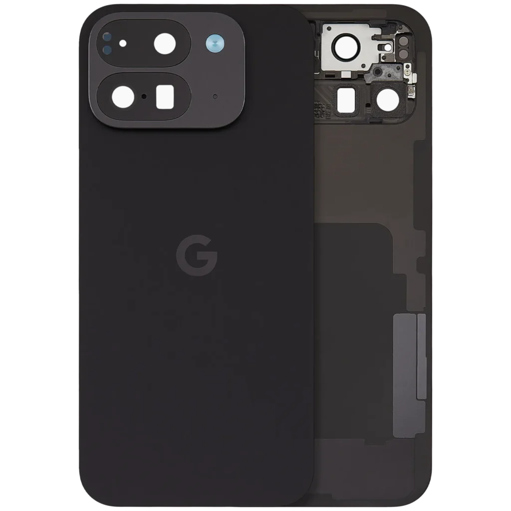 Back Cover Glass For Google Pixel 9 Pro Fold (Used OEM Pull: Grade A) (Obsidian)
