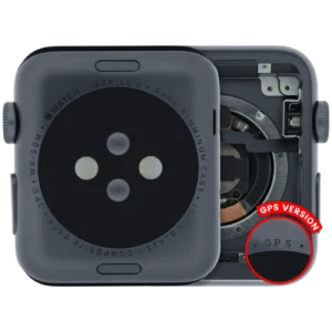 Housing Assembly Compatible For Watch Series 3 (42MM) (Used OEM Pull: Grade A) (GPS Version) (Aluminum / Space Black)