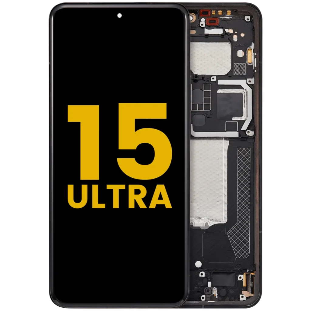 OLED Assembly With Frame For Xiaomi 15 Ultra (Refurbished) (Black)