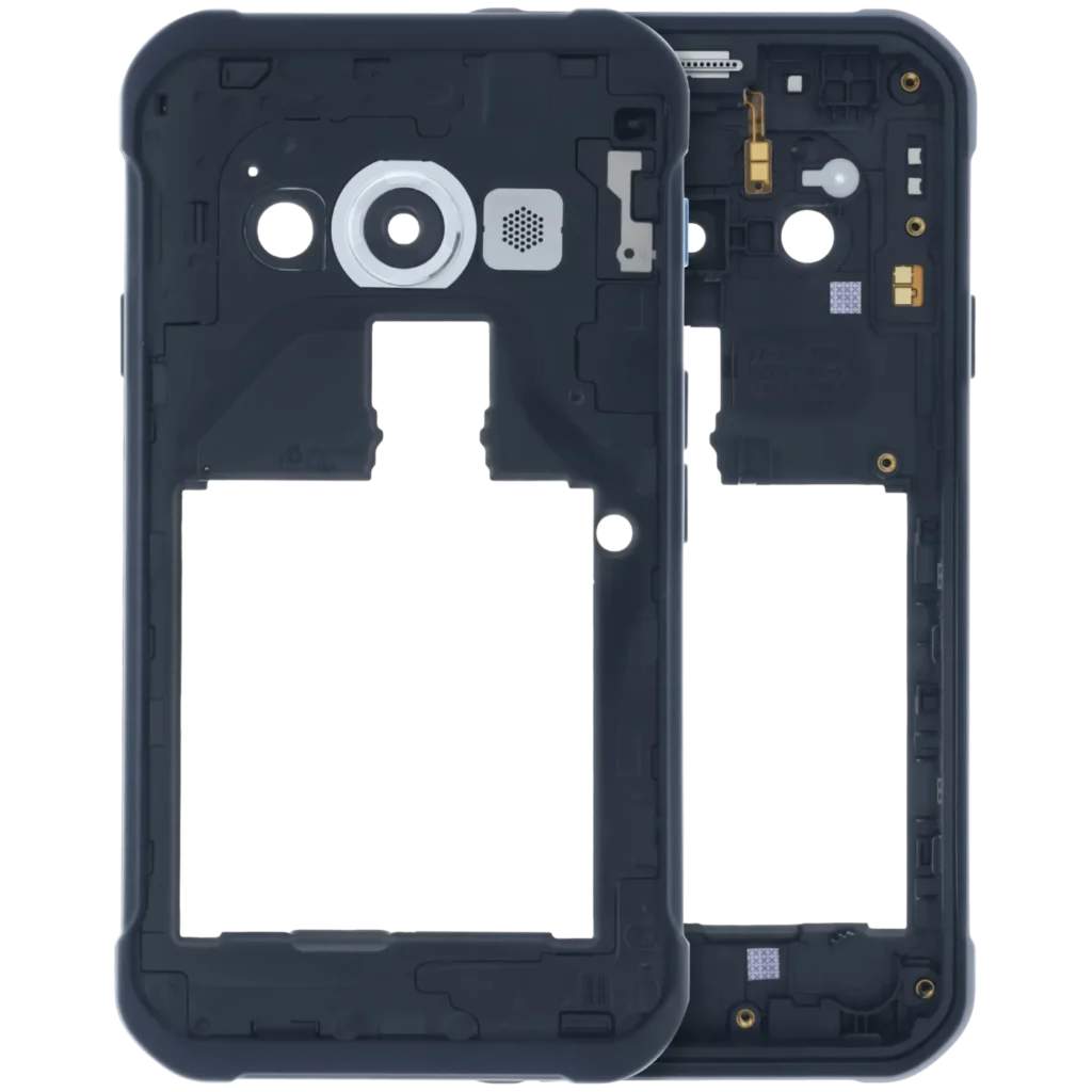Mid-Frame Housing Compatible For Samsung Galaxy Xcover 3 (G388) (Service Pack) (Black)