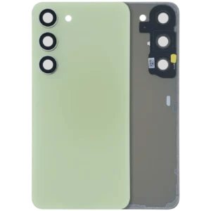 Back Cover Glass With Camera Lens For Samsung Galaxy S23 (Service Pack) (Lime)