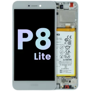 LCD Assembly With Frame For Huawei P8 Lite 2017 PRA-LX1 (Huawei Genuine) (White)