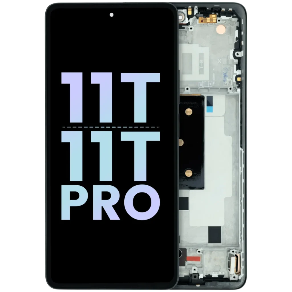 OLED Assembly With Frame For Xiaomi 11T/Mi 11T Pro (Genuine) (Gray)