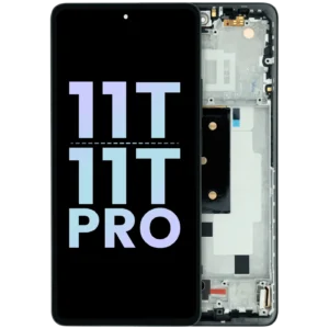 OLED Assembly With Frame For Xiaomi 11T/Mi 11T Pro (Genuine) (Gray)
