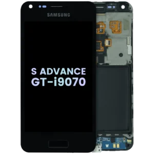 OLED Assembly With Frame For Samsung Galaxy S Advance GT-i9070 (Service Pack) (Black)