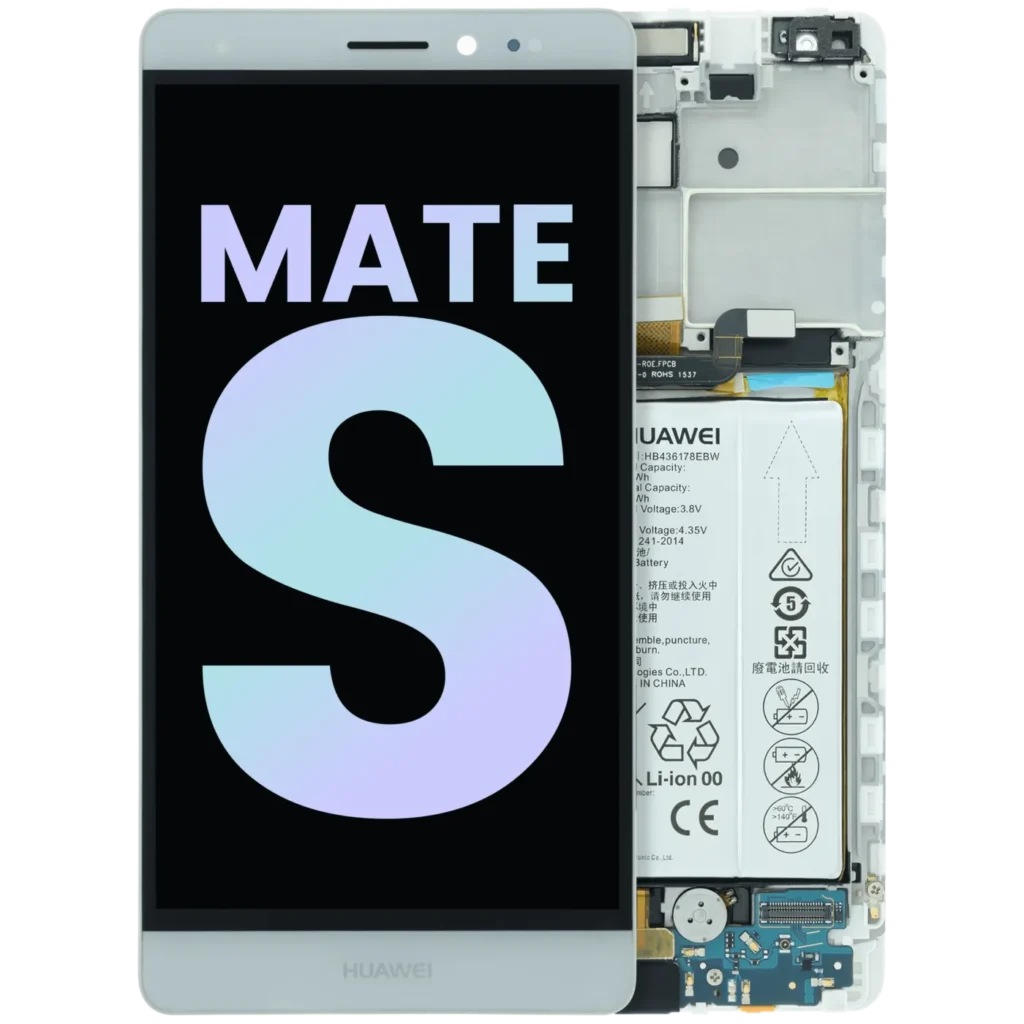 OLED Assembly With Frame For Huawei Mate S CRR-L09 (Huawei Genuine) (White)