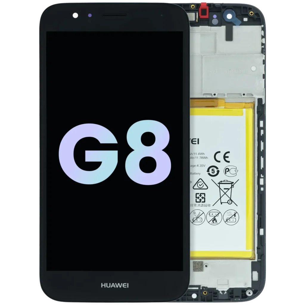 LCD Assembly With Frame For Huawei G8 RIO-L01 (Huawei Genuine) (Black)