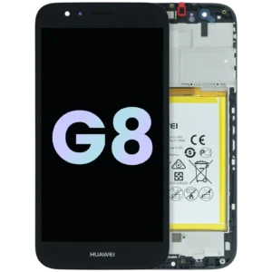 LCD Assembly With Frame For Huawei G8 RIO-L01 (Huawei Genuine) (Black)
