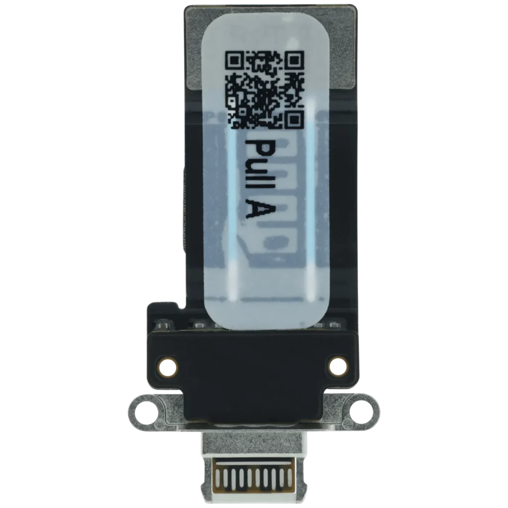 Charging Port Flex Cable For iPad Pro 11" A2377 (2021) / Pro 11" A2759 (2022) / iPad Pro 12.9" A2378 (2021) / Pro 12.9" A2436 (2022) (Pull A) (White)