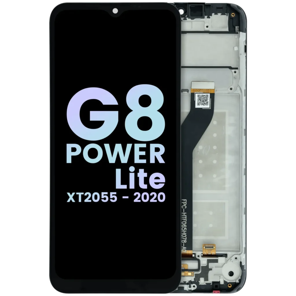 LCD Assembly With Frame For Motorola Moto G8 Power Lite XT2055 (Genuine OEM) (All colors)