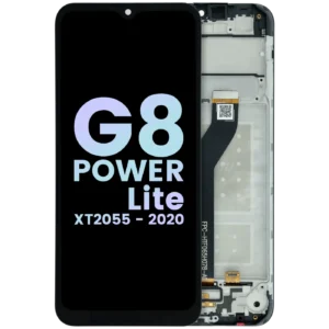 LCD Assembly With Frame For Motorola Moto G8 Power Lite XT2055 (Genuine OEM) (All colors)