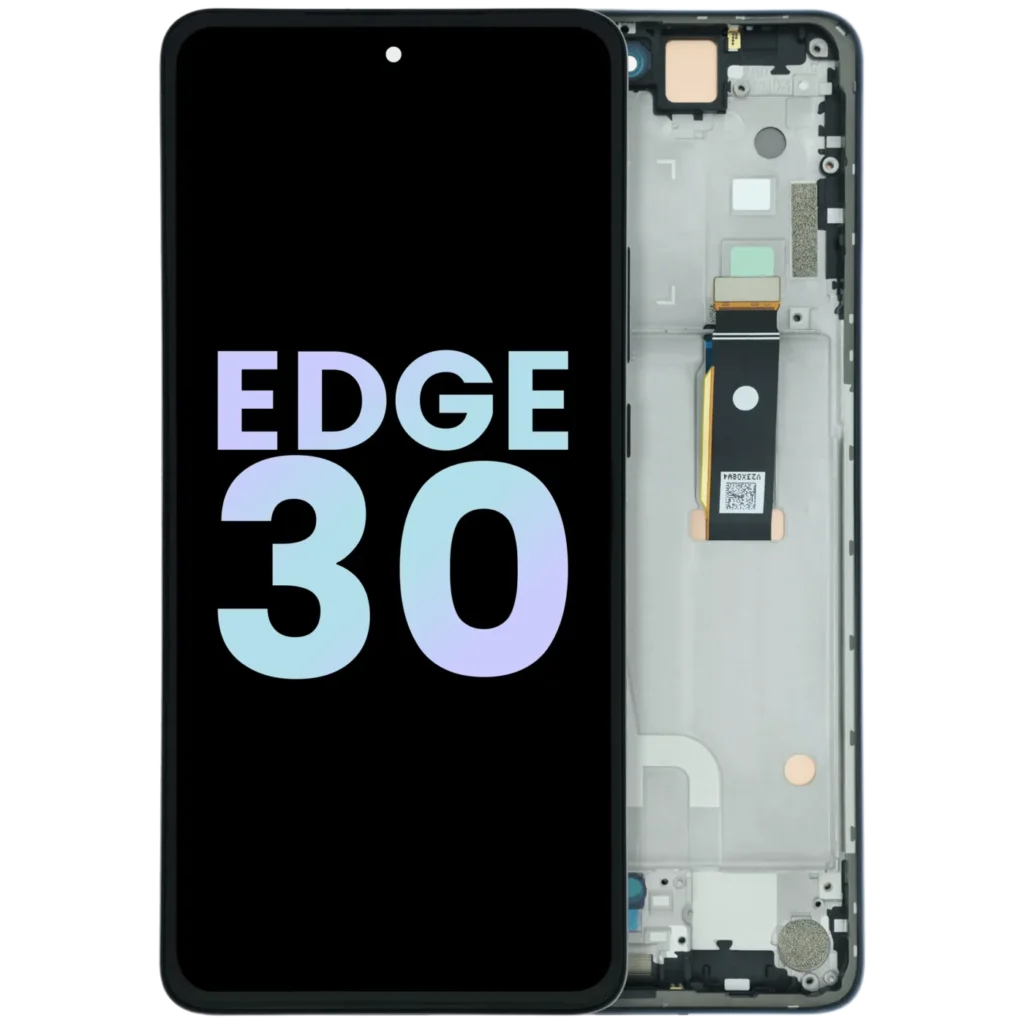 OLED Assembly With Frame For Motorola Edge 30 XT2203 (Genuine OEM) (Gray)