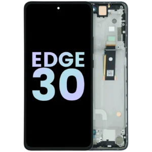 OLED Assembly With Frame For Motorola Edge 30 XT2203 (Genuine OEM) (Gray)