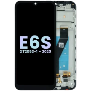 LCD Assembly With Frame For Motorola Moto E6s XT2053 (Genuine OEM) (All colors)