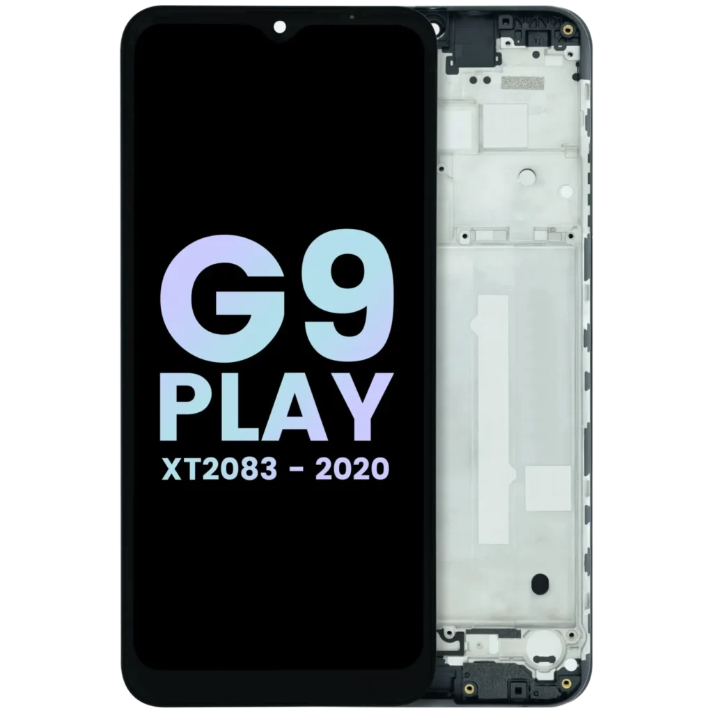 LCD Assembly With Frame For Motorola Moto G9 Play XT2083 (Genuine OEM) (All Colors)